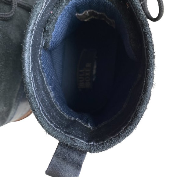 Bull Boxer Vantage 10 Leather Suede Black Biker Ankle Lace Up Boots Biker Core - Picture 7 of 15